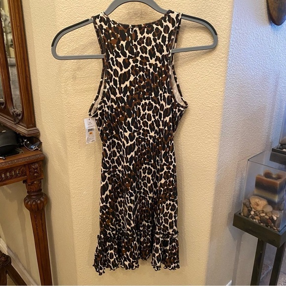 NWT~BETSEY JOHNSON Intimates Women Leopard Print Ribbed Pajama Size Small - Picture 4 of 7